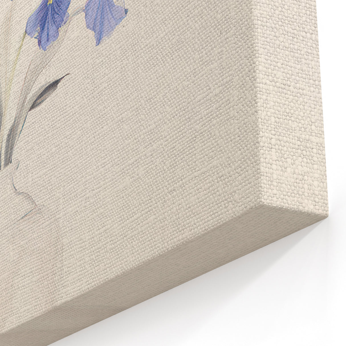 Maximalist Wall Art - Bold Eclectic Floral Decor in Vibrant Blue Tones