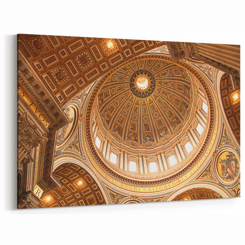 Vatican Wall Art - St Peters Basilica Dome Stunning Vatican City Prints