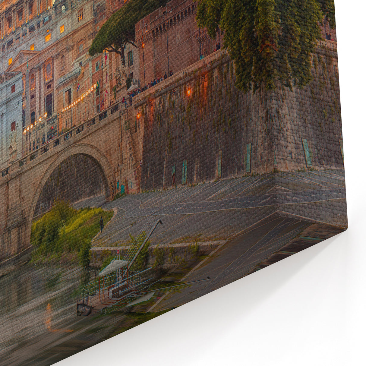 Vatican Scenery Art - St Peters Basilica Sunset Vatican City Prints