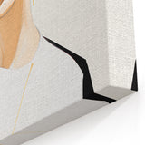 Maximalist Wall Art: Bold Portrait with Gold Accents – Eclectic Decor