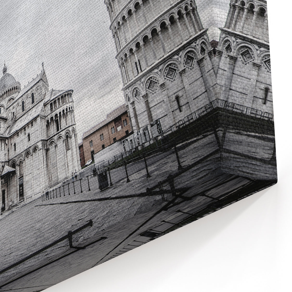 European Scenery Vatican - Leaning Tower of Pisa Landmark Canvas Art