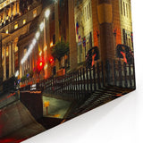 Vatican Artwork - Dramatic Night Scene of St Peters Basilica in Flames