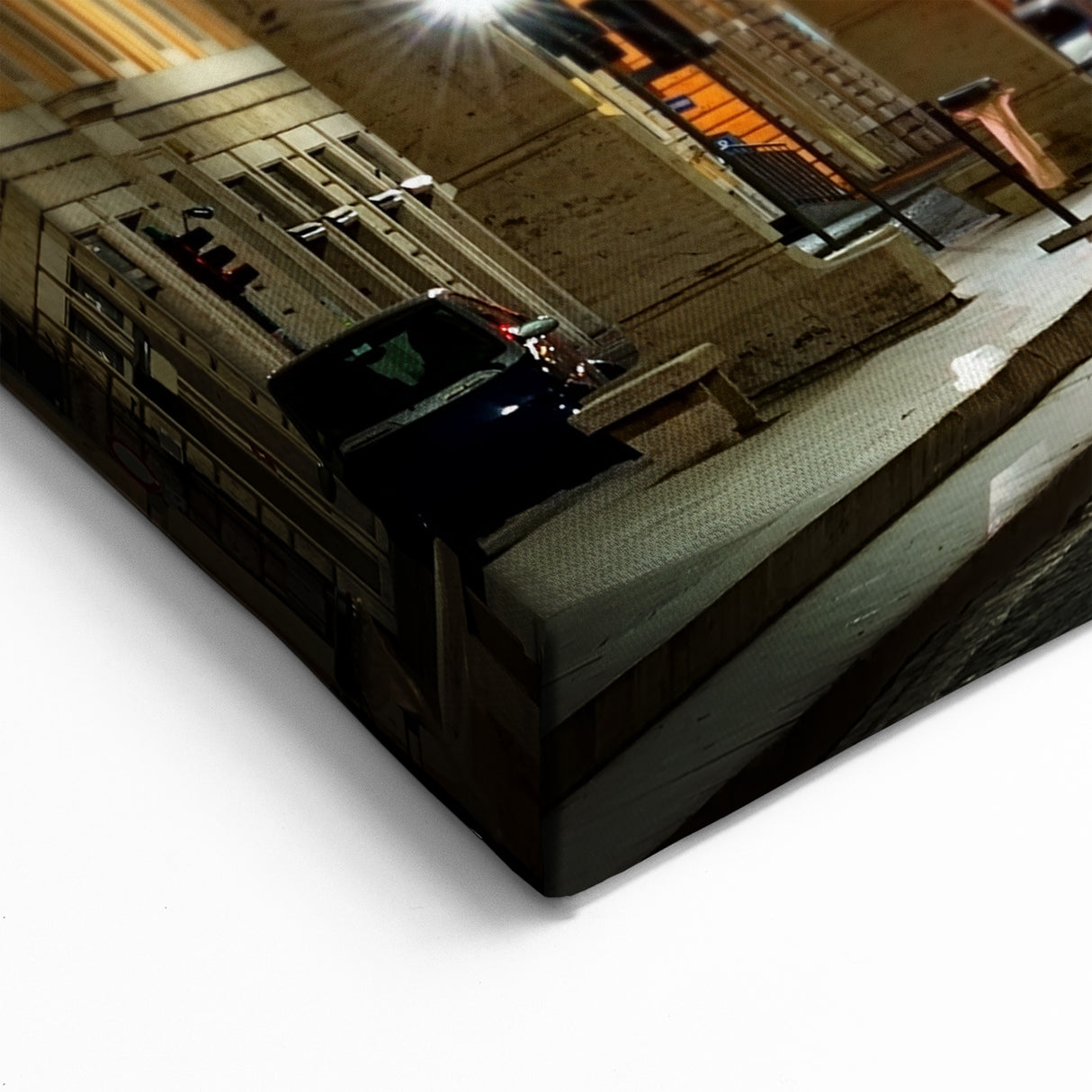 Vatican Artwork - Dramatic Night Scene of St Peters Basilica in Flames