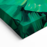 Maximalist Wall Art: Bold Woman in Green and Red for Vibrant Decor