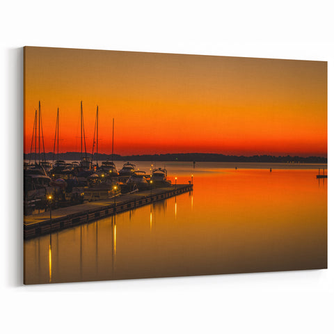 Charlotte Skyline Sunset – Stunning North Carolina Cityscape Wall Art