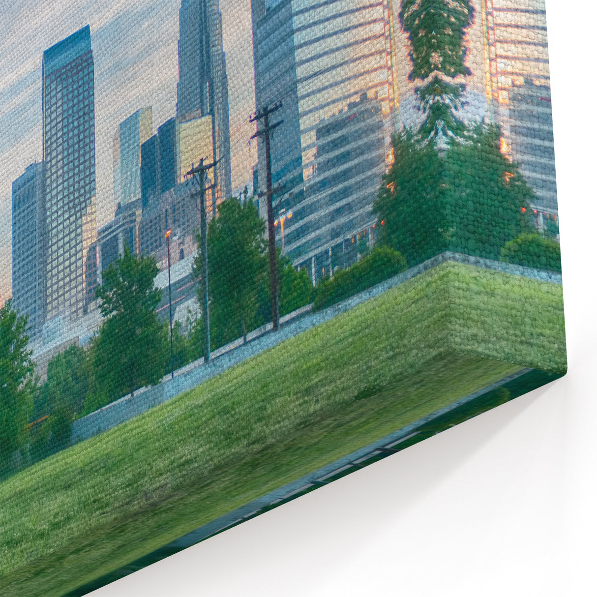 Charlotte Skyline – Vibrant Cityscape Wall Art of North Carolina