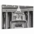 Vatican Wall Art – Majestic Fountain Vatican City Prints in Black & White
