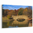Charlotte Autumn Landscape – Serene Bridge and Nature Wall Art