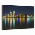 San Diego Skyline at Night – Reflections Cityscape Wall Art Décor