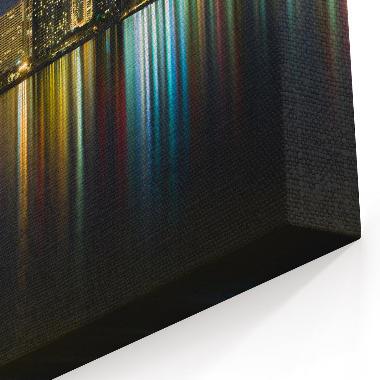 San Diego Skyline at Night – Reflections Cityscape Wall Art Décor