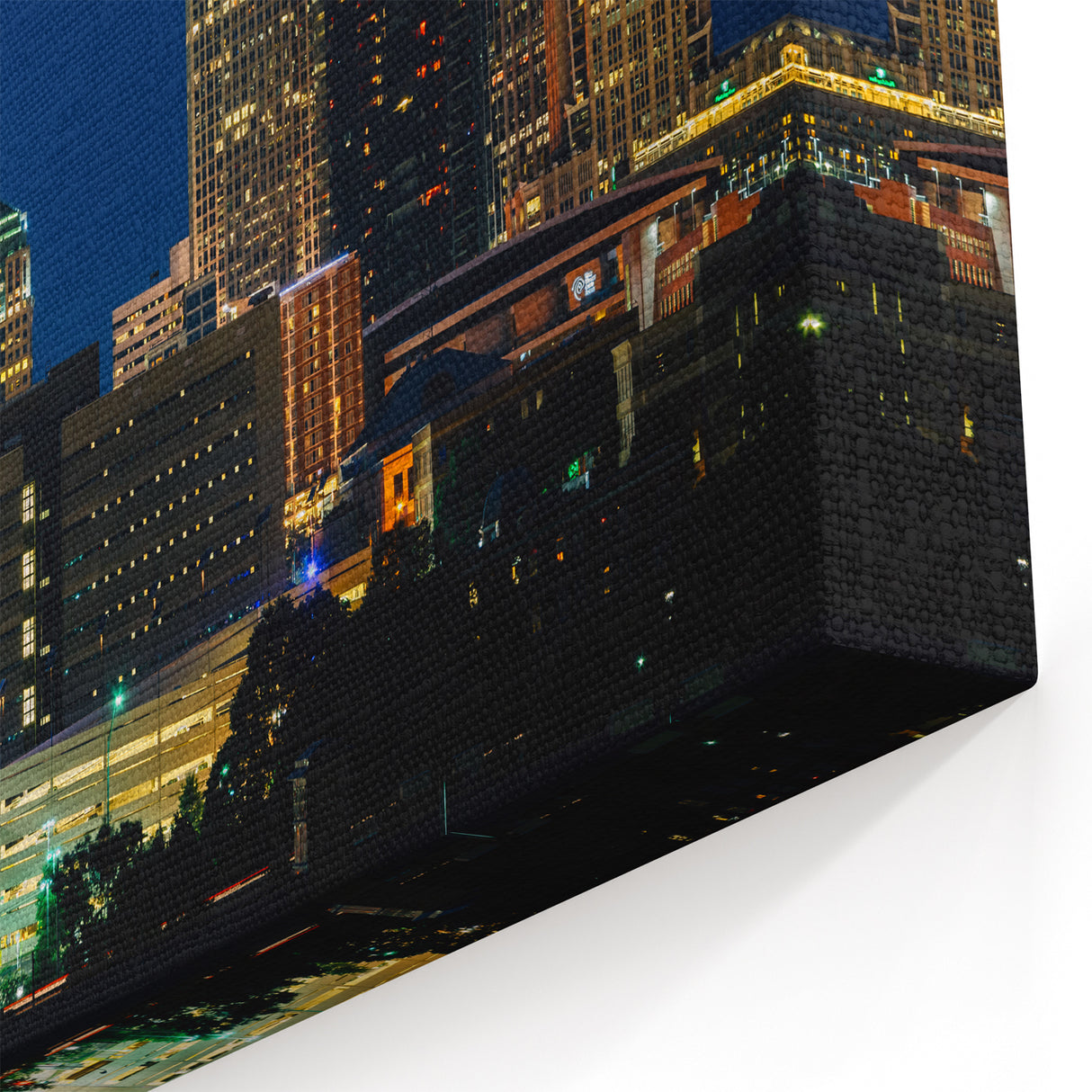 Charlotte Night Skyline – Iconic Cityscape Wall Art for Urban Decor
