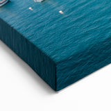 San Diego Harbor Wall Art – Sunlit Cityscape and Sailboats Decor