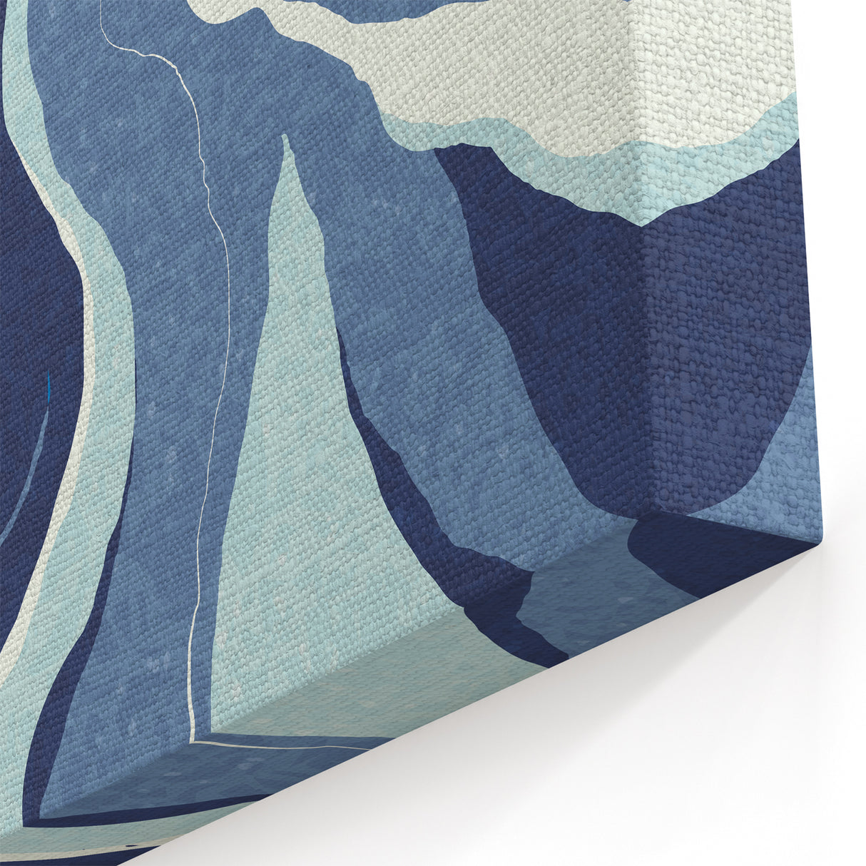 Bohemian Wall Art - Bold Mountain Landscape Boho Chic Canvas Print
