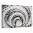 Vatican City Prints – Spiral Staircase Architectural Art in Black & White