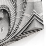 Vatican City Prints – Spiral Staircase Architectural Art in Black & White