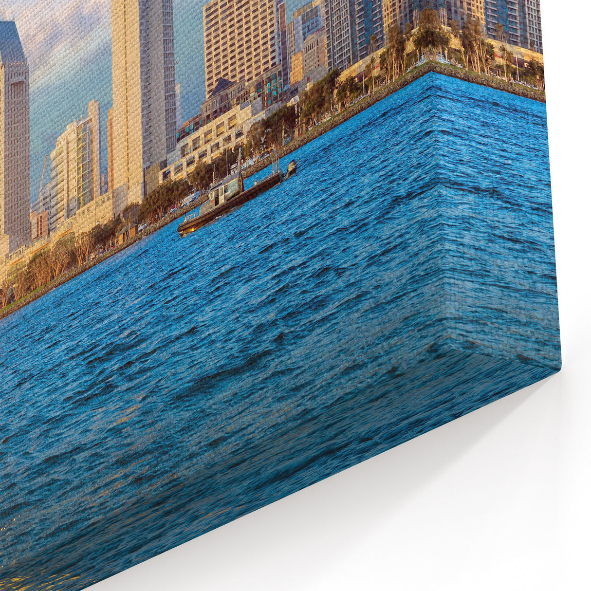 Golden Hour in San Diego – Sunset Waterfront Cityscape Wall Art