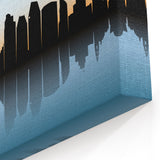 Minimalist San Diego Skyline Art – Modern Silhouette Wall Decor