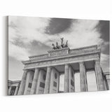 European Scenery Vatican – Brandenburg Gate Black and White Art Print
