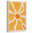Bohemian Wall Art - Bold Yellow and Orange Abstract Boho Canvas Print