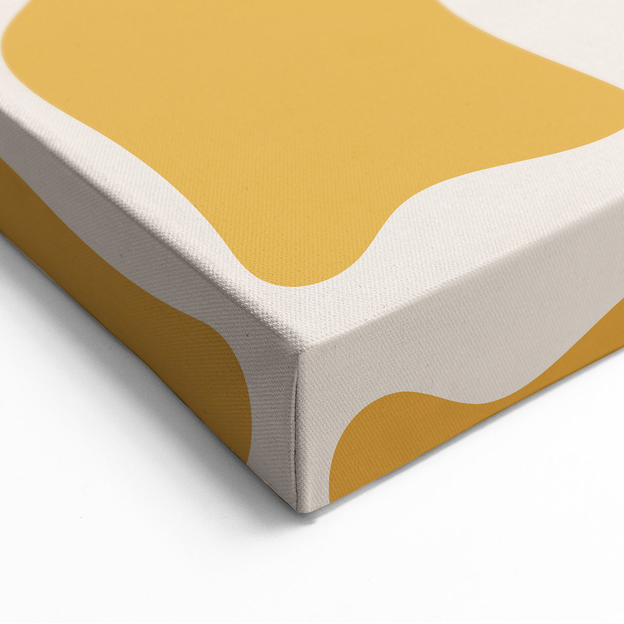 Bohemian Wall Art - Bold Yellow and Orange Abstract Boho Canvas Print