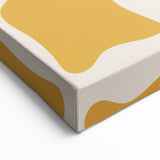 Bohemian Wall Art - Bold Yellow and Orange Abstract Boho Canvas Print