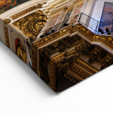 Vatican Scenery Art – Ornate Dome and Frescoes Vatican Wall Art