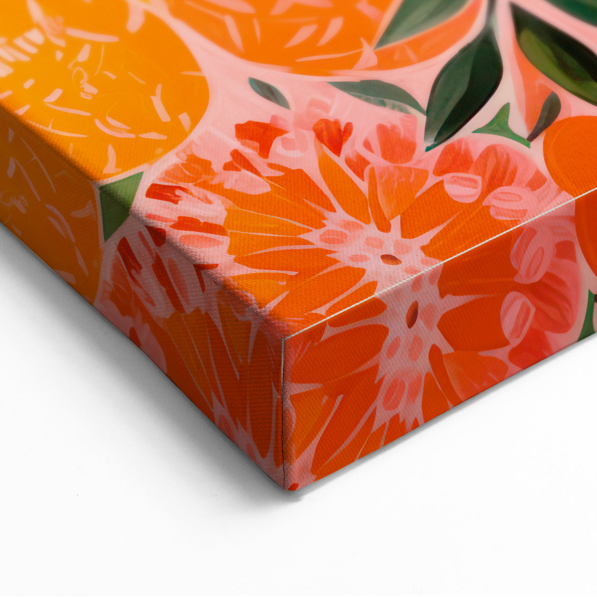 Maximalist Eclectic Wall Art with Vibrant Citrus and Bold Landscape Design