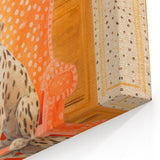 Maximalist Eclectic Wall Art with Bold Dalmatian in Vibrant Interior Design