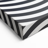 Optical Illusion Art - Black and White Geometric Spiral Design