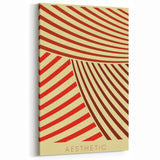 Bohemian Wall Art - Aesthetic Boho Decor Canvas with Eclectic Stripes