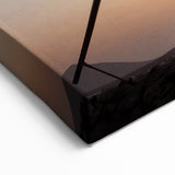 Scenic Canary Islands Artwork - Sunset Windmill Landscape Print