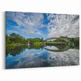 Charlotte NC Art – Scenic Bridge Reflection in Nature Wall Art