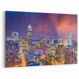 Charlotte Skyline Prints – Vibrant North Carolina Cityscape Wall Art