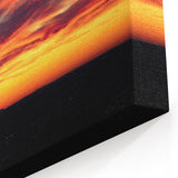 Charlotte Skyline Prints - Vibrant Sunset Over Charlotte Cityscape Art