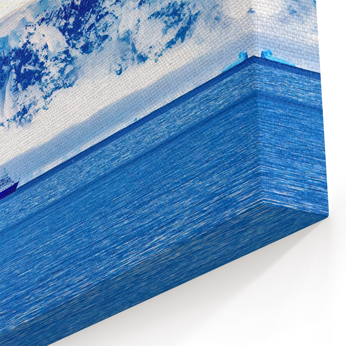 Charlotte Skyline Prints - Icy Blue Mountain Views North Carolina Art