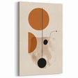 Modern Bohemian Wall Art - Geometric Boho Decor Canvas with Warm Earthy Tones