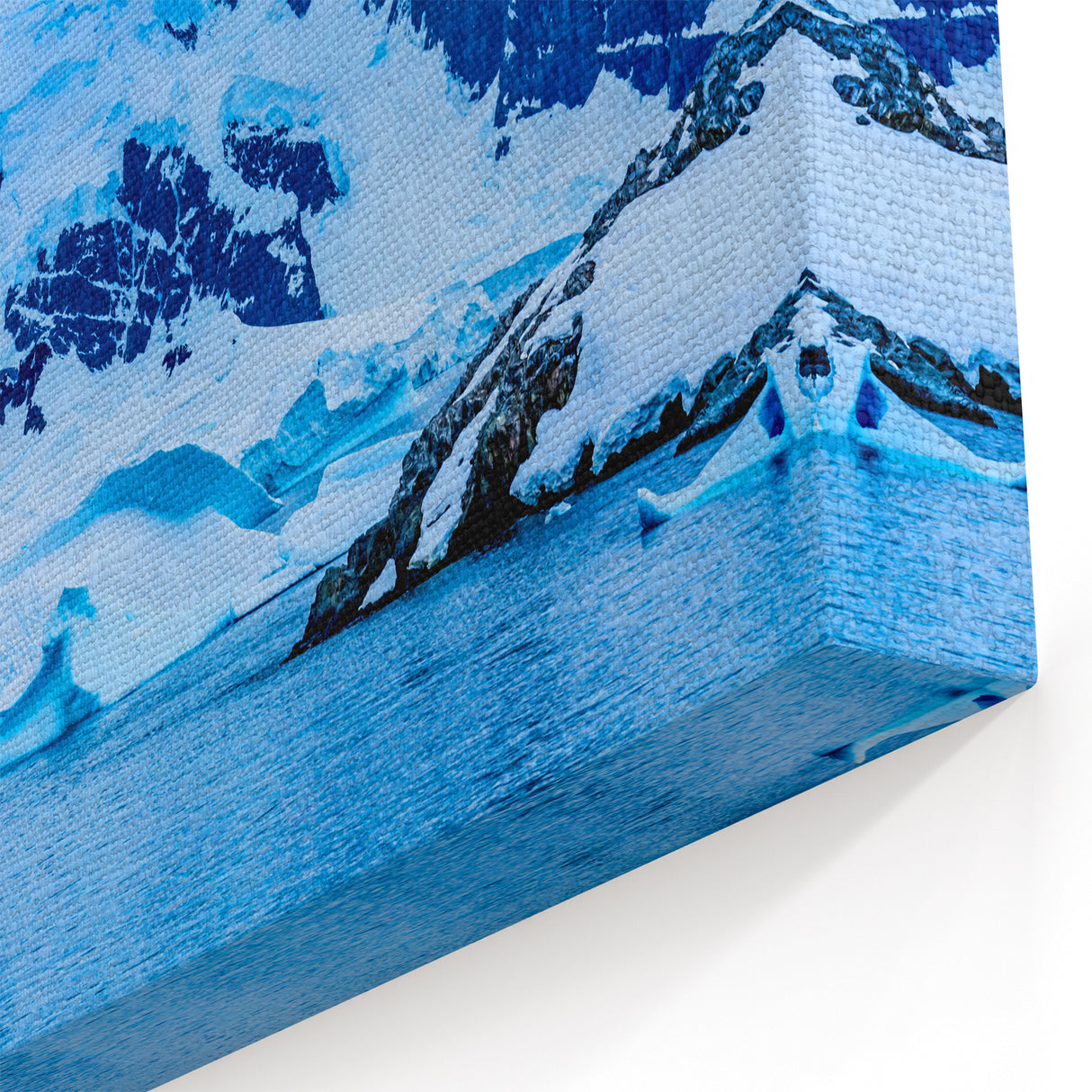 Charlotte Skyline Prints - Majestic Snowy Mountains North Carolina Art