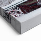 Charlotte Wall Art - Festive Snowy Landscape with Red Truck Charlotte Decor