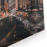 Charlotte Skyline Prints - Night Cityscape with Vibrant Sunset View