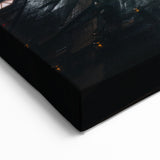 Charlotte Skyline Prints - Night Cityscape with Vibrant Sunset View