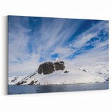 Charlotte Wall Art - Majestic Snow-Capped Mountain and Sky North Carolina Decor