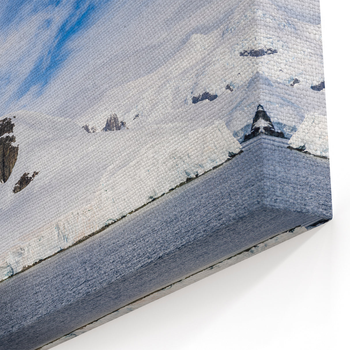 Charlotte Wall Art - Majestic Snow-Capped Mountain and Sky North Carolina Decor