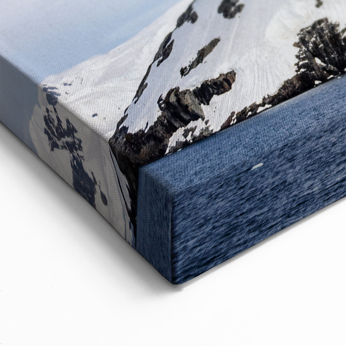 Charlotte Wall Art - Majestic Snow-Capped Mountain and Sky North Carolina Decor