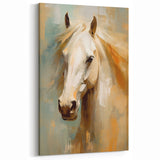 Majestic Horse Glam Wall Art - Luxury Animal Portrait for Modern Homes