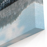 Sweden Canvas Prints - Snow-Covered Forest Reflected on a Lake