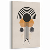 Modern Bohemian Wall Art | Eclectic Boho Decor Canvas for Urban Spaces