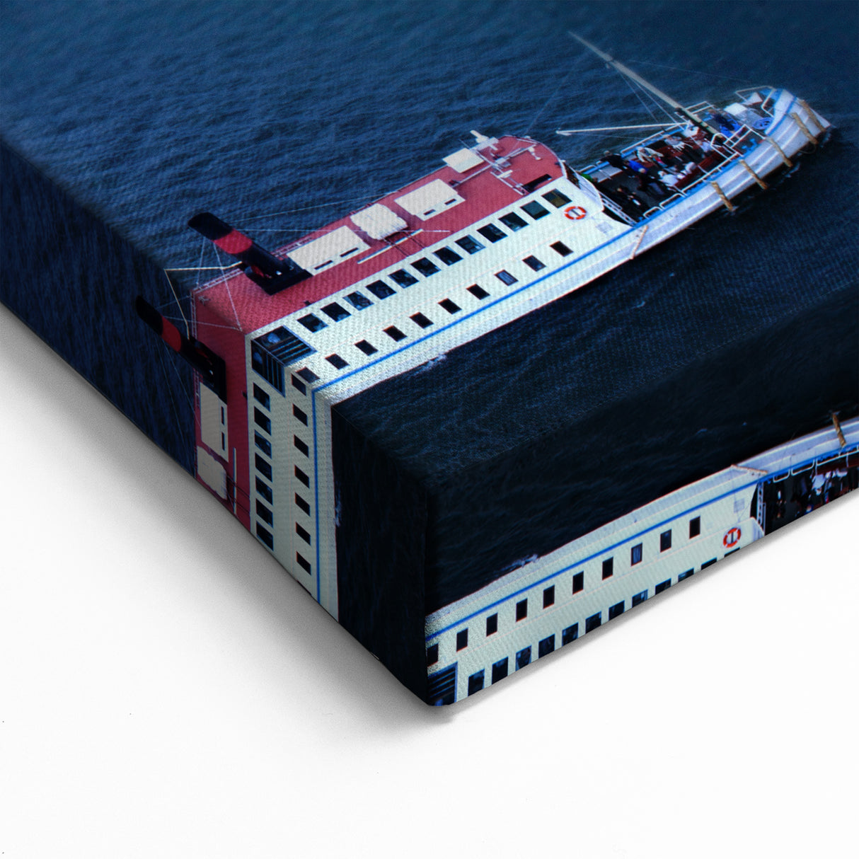 Sweden Framed Art - Stockholm Cityscape with Vibrant Waterfront