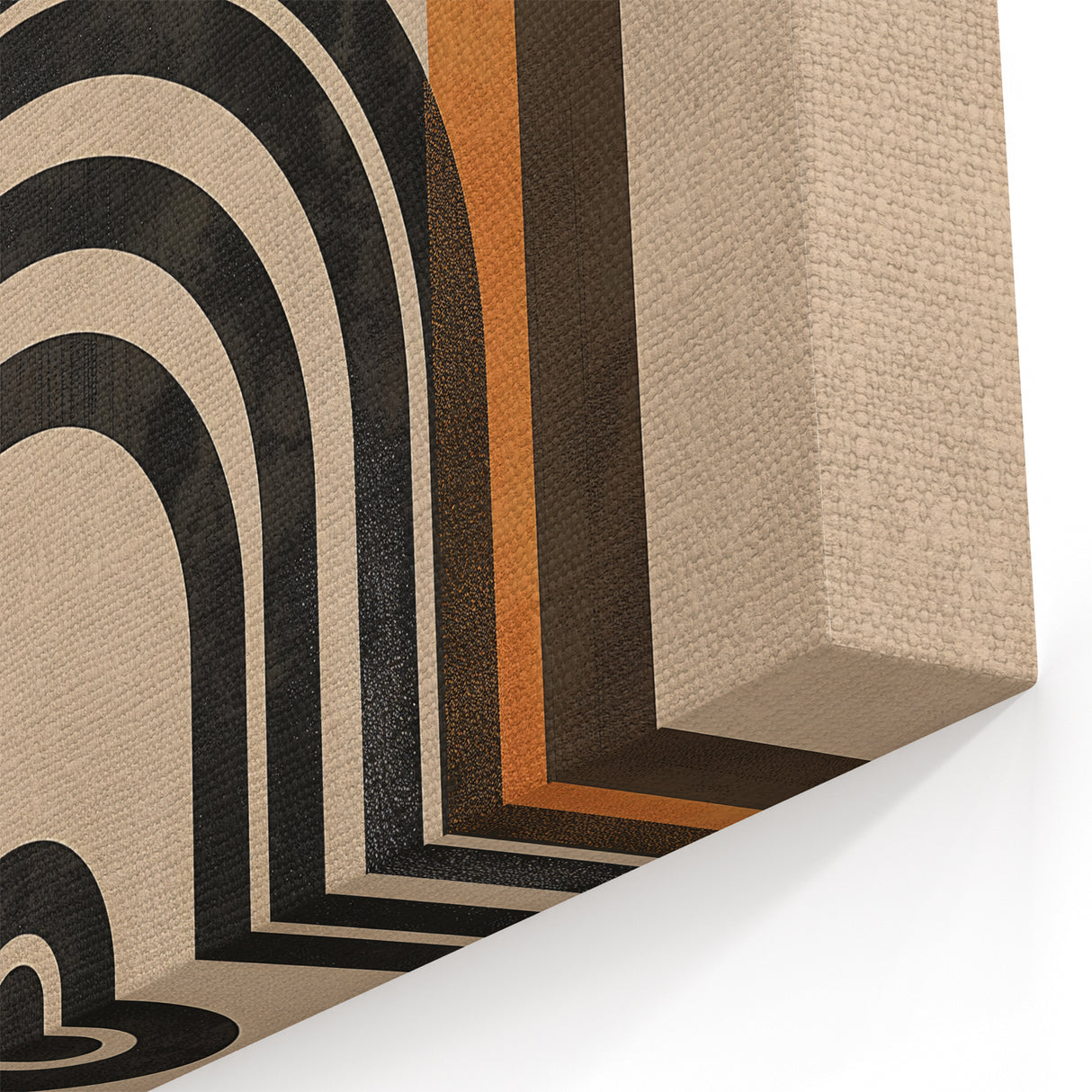 Retro Bohemian Wall Art | Geometric Boho Decor Canvas for Chic Interiors
