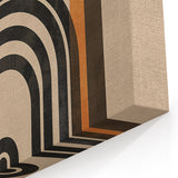 Retro Bohemian Wall Art | Geometric Boho Decor Canvas for Chic Interiors