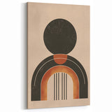 Minimalist Bohemian Wall Art | Geometric Boho Decor Canvas for Modern Homes